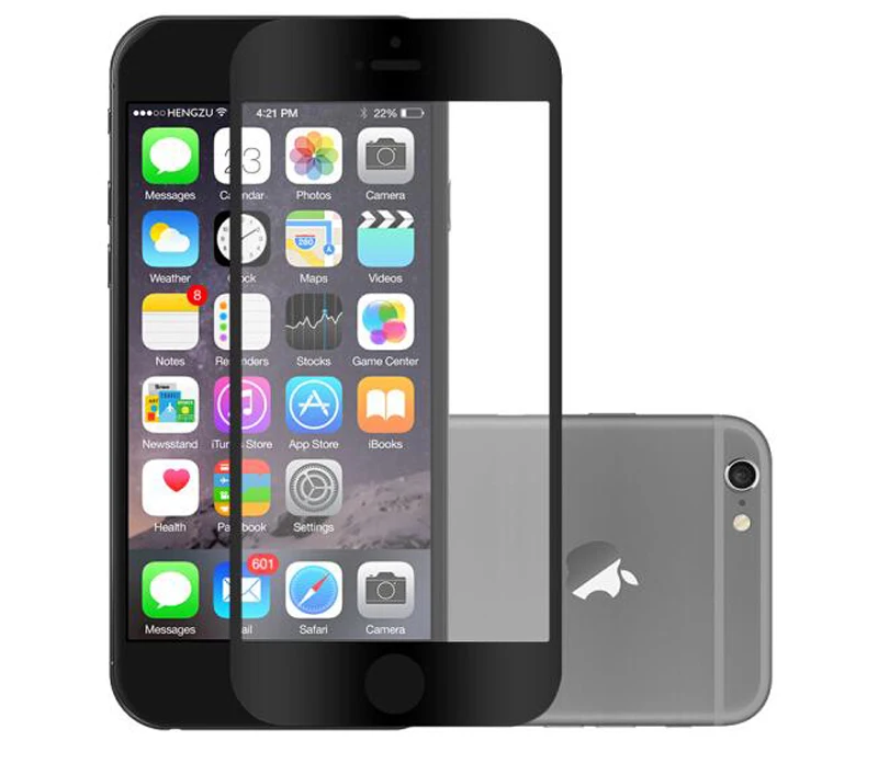 Закаленное стекло с полным покрытием для iPhone 6S 6 9H 3D изогнутая Защитная пленка
