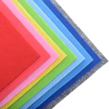 Nanchuang нетканый материал, толщина 2 мм, полиэстер, войлок для украшения дома, узорчатый комплект для шитья кукол, 9 шт., 30x30 см