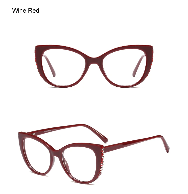 Ralferty очки для чтения «кошачий глаз» Для женщин Роскошные увеличительные очки при дальнозоркости, очки+ 0,5 1,0 1,5 2,0 2,5 3,0 3,5 4,0 F95141-1