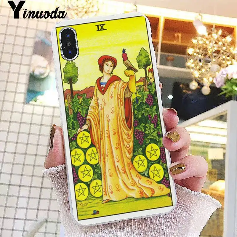 Yinuoda Египет таинственный Таро гадание Новинка чехол для iPhone X XS MAX 6 6s 7 7plus 8 8Plus 5 5S SE