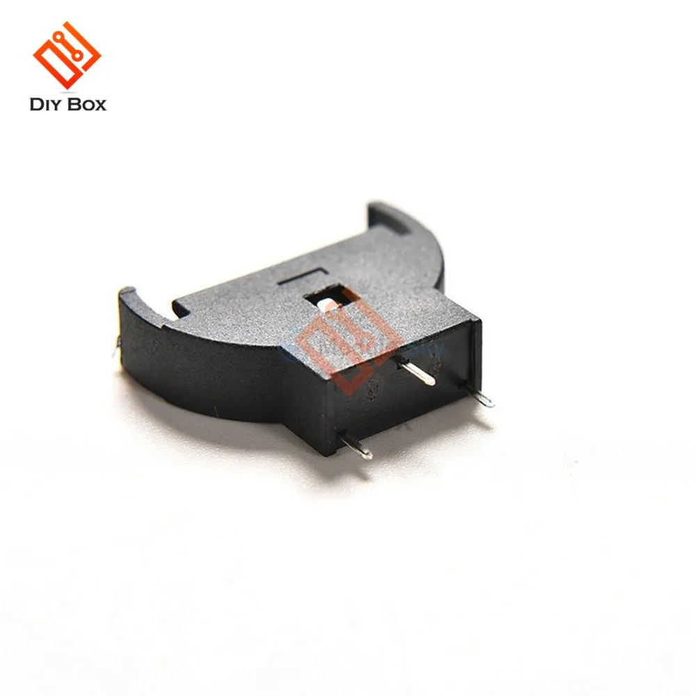 20PCS-Black-Plastic-CR2032-2032-3V-Half-Round-Cell-Coin-Battery-Socket-Holder-Case-Module-Battery (2)