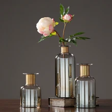 Высокое качество стеклянная ваза Террариум стеклянные контейнеры Цветочная ваза бутылки ремесла скандинавские украшения дома свадебные декоративные вазы