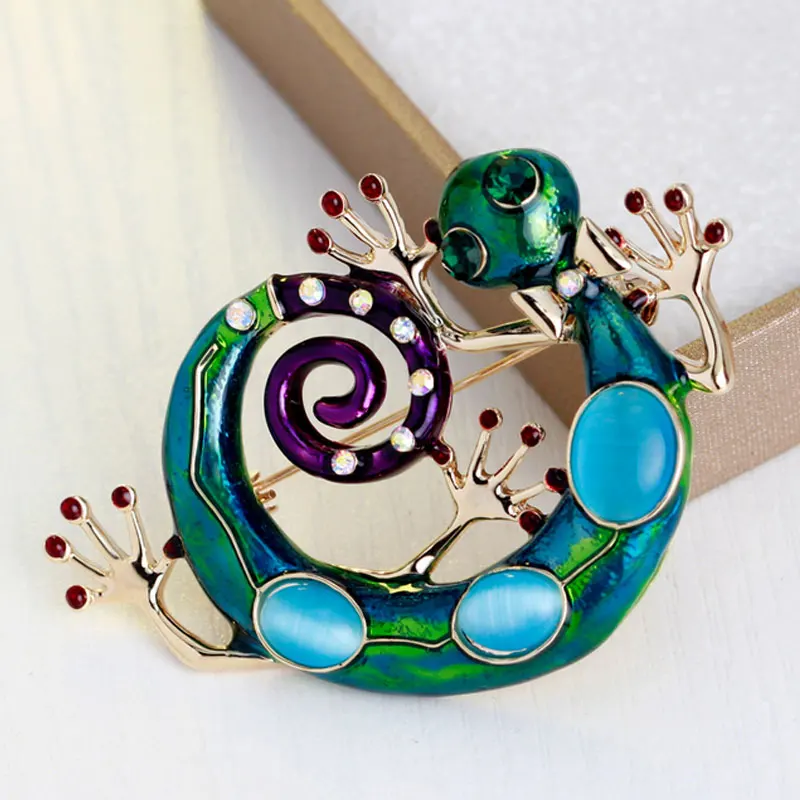 Женская эмалированная брошка Ящерица CX17|lizard brooch|corsage broochbrooch fashion |
