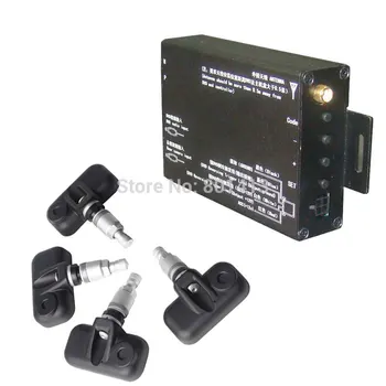 

Tire Pressure Monitor system TPMS with 4pcs internal valve sensor ,compatible with any monitor,GPS,DVD with the AV output