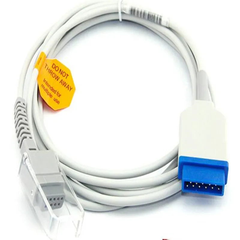 

Free Shipping Compatibe for GE 11pin Dash Solar Series With Masimo Module to DB9PIN Spo2 Adapter Cable Spo2 Extension Cable TPU