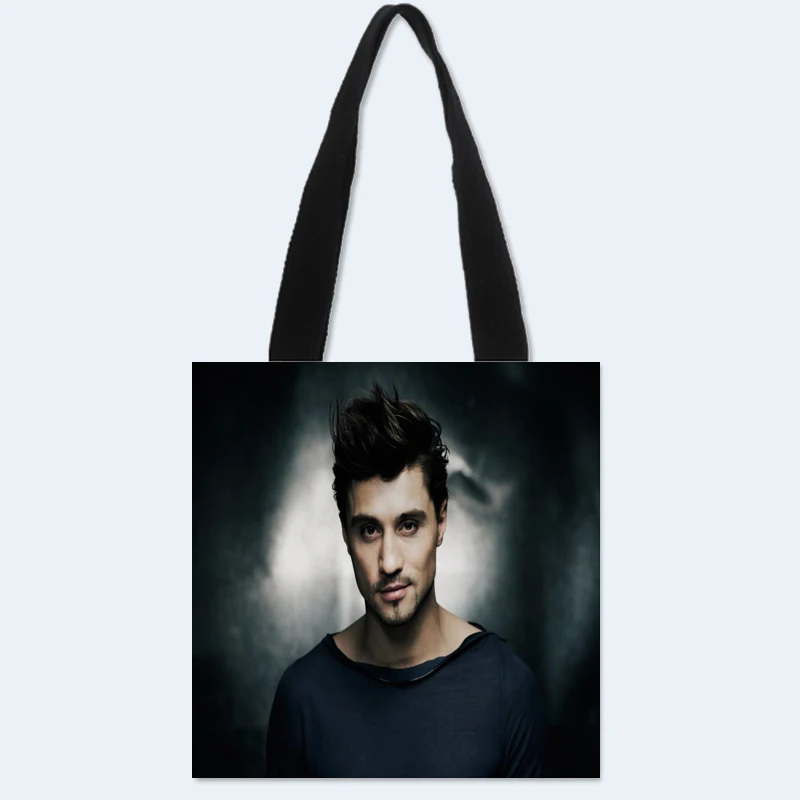 

New Custom Dima Bilan printed canvas tote bag convenient shopping bag woman bag student bag Custom your image