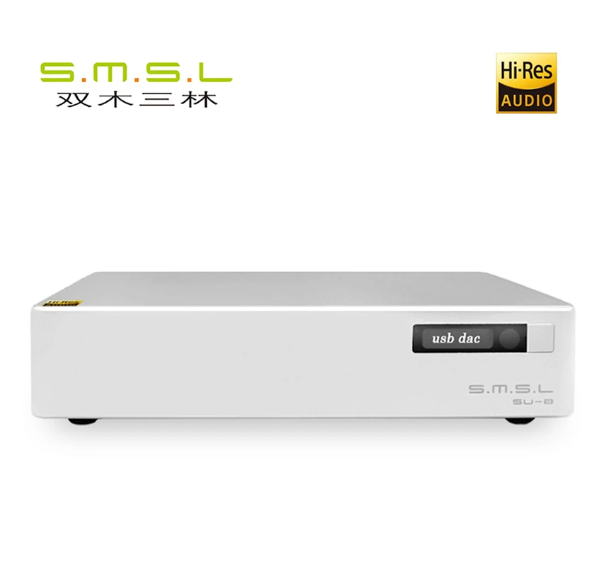 SMSL SU-8 ES9038Q2M* 2 32 бит/768 кГц DSD512 ЦАП USB/оптический/коаксиальный декодер RCA/XLR выход поставляется с пультом дистанционного управления