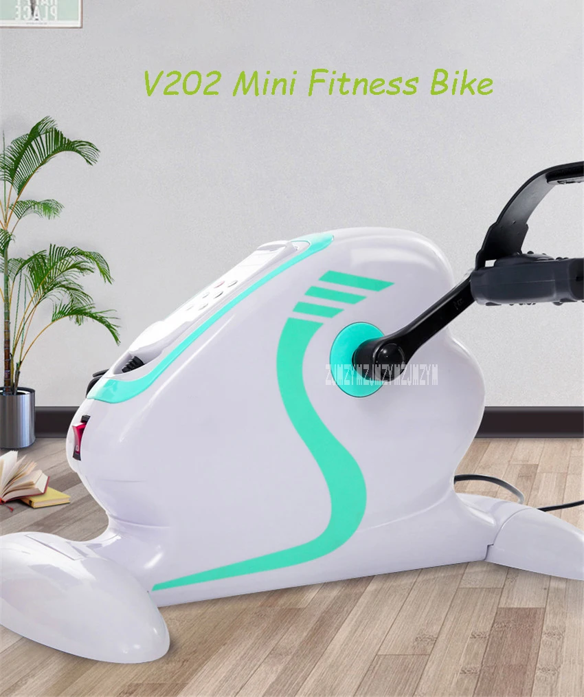 V202 мини-велосипед для фитнеса, внутреннего велоспорта, Шаговый, для пожилых людей, реабилитационный, тренировочный велосипед, регулировка сопротивления, Электрический велотренажер