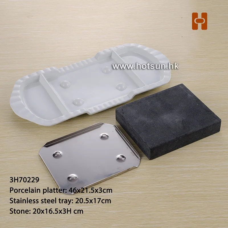 

Free Shipping Stone Grill Steak on the Stone Sizzling Stone Black Lava Stone Steakstone Grill Sets