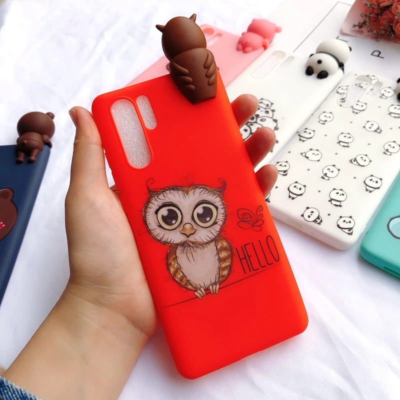 P30 Pro Чехол для Etui huawei P30 Pro Чехол 3D Kawaii панда Единорог силиконовый чехол для Funda huawei P30 Lite P30Pro чехол для телефона - Цвет: 7