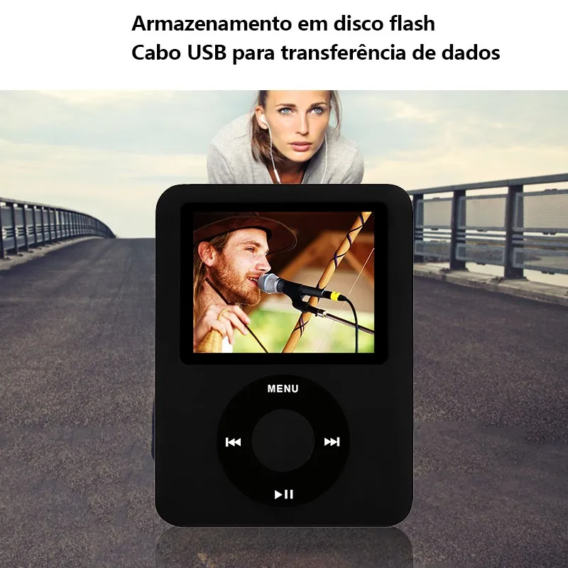 Up To 32GB iPod Style 1.8" LCD MP3 MP4 Music Video Media Player With FM