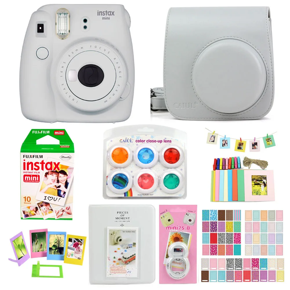 Fujifilm Instax Mini 9 Instant Printing Camera With Film Photo Paper Camera Protection Case Bag Accessories Bundle Fujifilm Instax Mini 9 Instant Printing Camera With Film Photo Paper Camera Protection Case Bag Accessories Bundle