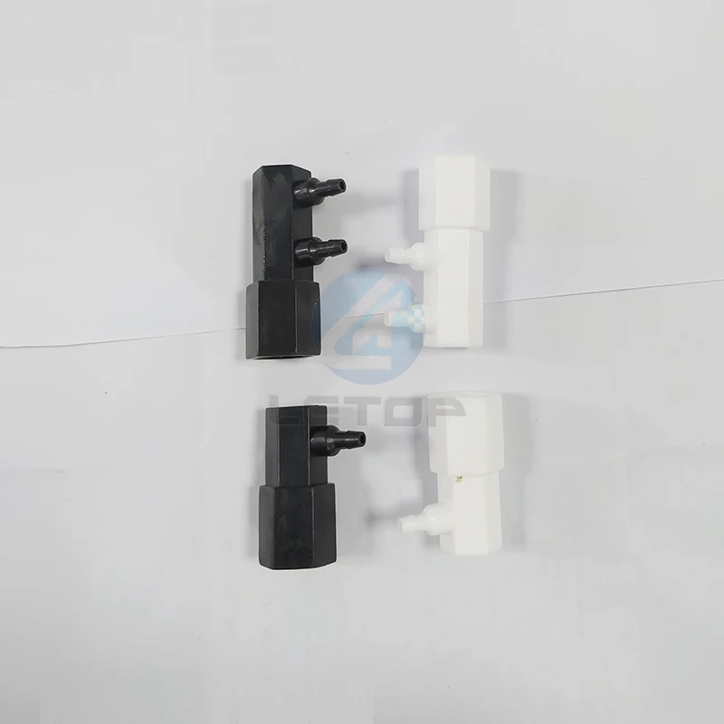 

10pcs LETOP UV Solvent Printer Bulk Ink System CISS Sub Ink Tank Adapter Ink Cartridge F L Shape Switch Connector Free Shipping