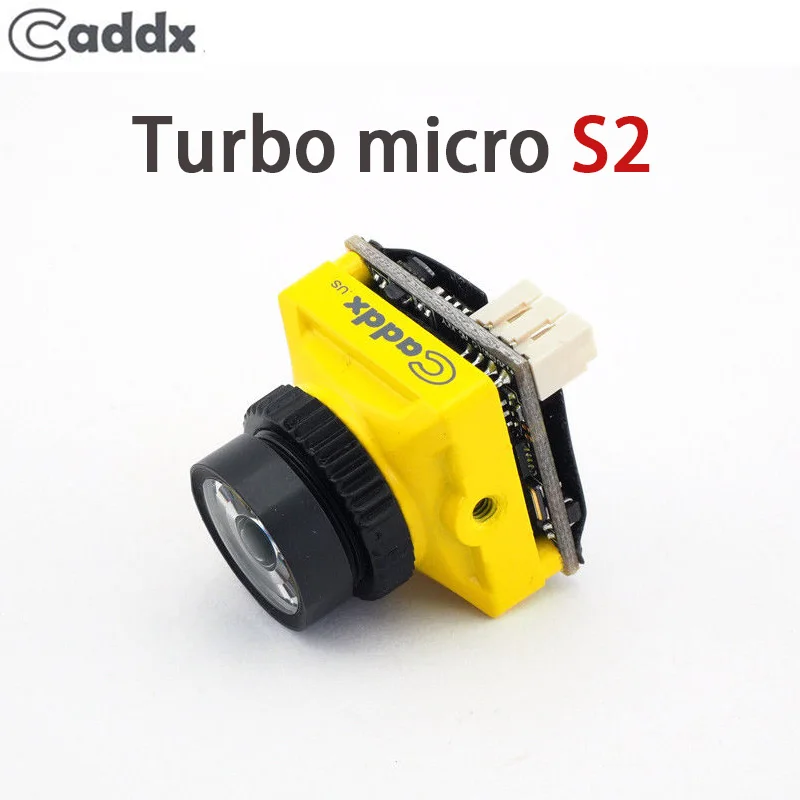

Caddx Mini FPV Camera Turbo Micro S2 4:3 600TVL Turbo Eye 1.8mm Lens NTSC CCD Sensor Fly OSD DC 5-40V FPV Racing Drone