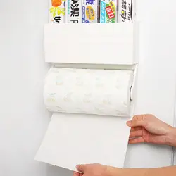 Магнитная Полотенца стойки для холодильника Регулируемый Кухня бумаги Полотенца держатель туалетной бумаги organizador nevera