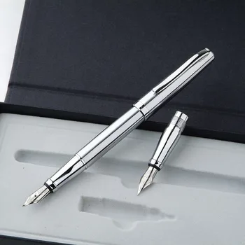 

premium Iraurita 0.5mm standard nib + 0.8mm bent nib fountain pen with gift box high quality artistic pen DUKE 209