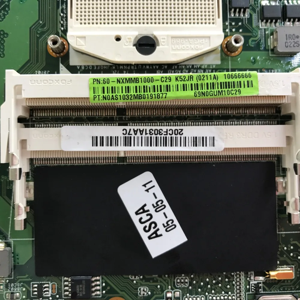  KEFU K52JR for ASUS K52JR K52JC K52JT mainboard REV2.0 REV2.3 motherboard AMD HD 5470 video card mo