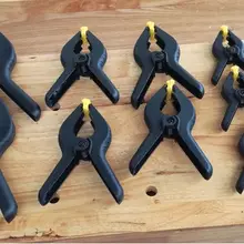12 шт./лот 4-8 дюймов Форма зажим DIY инструменты пластик нейлон тумблер зажимы для работы по дереву пружинный зажим фото зажим