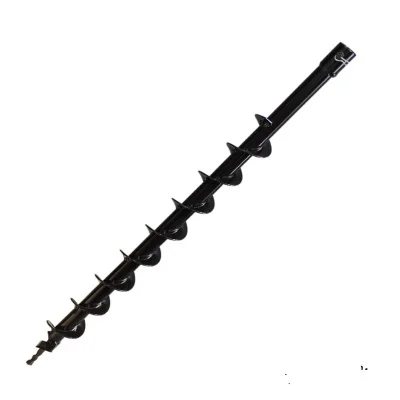 New Model  Diameter Single Blade 40mm,60mm,80mm,80CM Long Earth  Drill,Auger Drill Bits, for Ground Hole digger 2