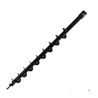 New Model  Diameter Single Blade 40mm,60mm,80mm,80CM Long Earth  Drill,Auger Drill Bits, for Ground Hole digger 2