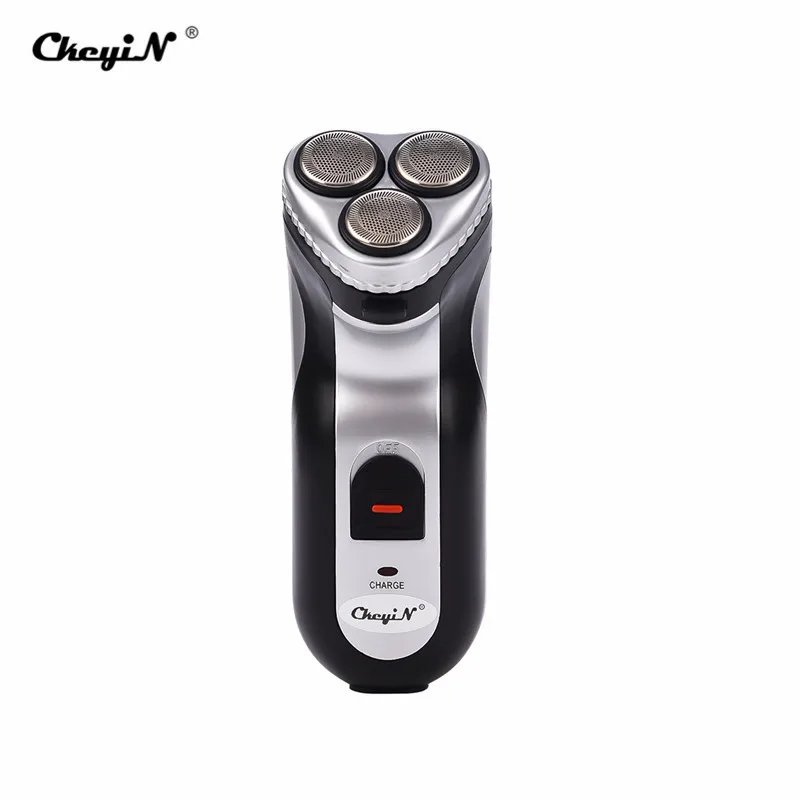 

Portable Three Self-sharpened Floating Blades Electric Shaver Beard USB Rechargeable 220-240V Shaving Machine Razors for Men 40