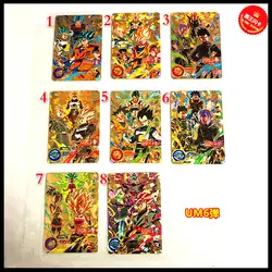 Япония оригинальный Dragon Ball Hero Card UM6 Fusion Бог, супер сайян игрушки Goku Хобби Коллекционные игры Коллекция аниме-открытки