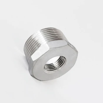 

1-1/4" BSP Male x 3/4" BSP Female Reducer Bushing Thread 201 Stainless Steel Threaded Pipe Fitting Connector For Water Oil Air