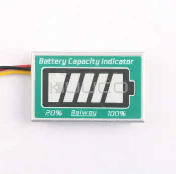

Led Battery Capacity Indicator/Monitor Meter DC 36V Lead-acid Battery Tester for Car/Electromobile/Golf Cart etc