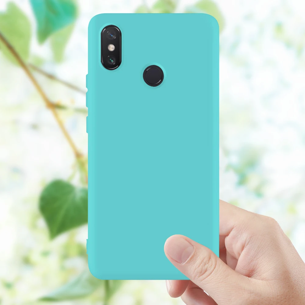 

Candy Color Silicone TPU Case For Xiaomi Mi 8 Lite Pocophone F1 Play Max 3 Mix 3 Mi A2 A1 6X 5X Mi6 Mi8 SE Cute Back Cover Coque
