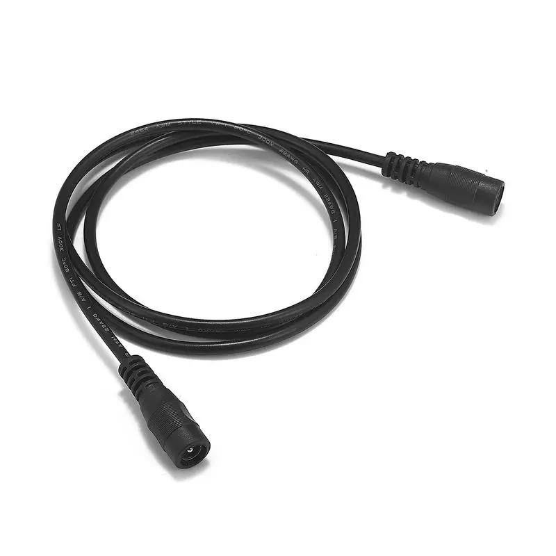 5.5mm x 2.1mm 12V 24V DC Female to Female Power Extension Cable Jack