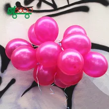 SL3300 ярко-розовые праздничные украшения из шаров латексные шарики для свадебного украшения надувные шарики 12 дюймов 3,2 г 40 шт B9
