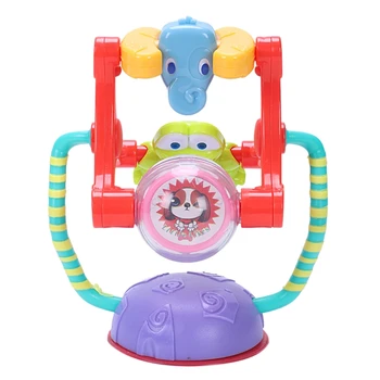 

Baby Activity Toy Animal Ferris Wheel Rattle Toy Intelligence Development Puzzle Baby Dining Chair Cart Suction Cup Toy Gifts