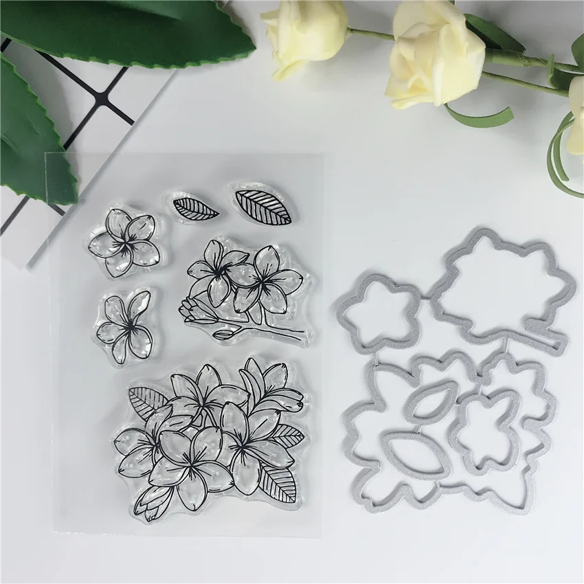 

8*10 Flower Plant Words Fairy Silicone Clear Stamps For Scrapbooking and Dies Cut Set/New 2019 Card Making Sentiment Sweet Stamp