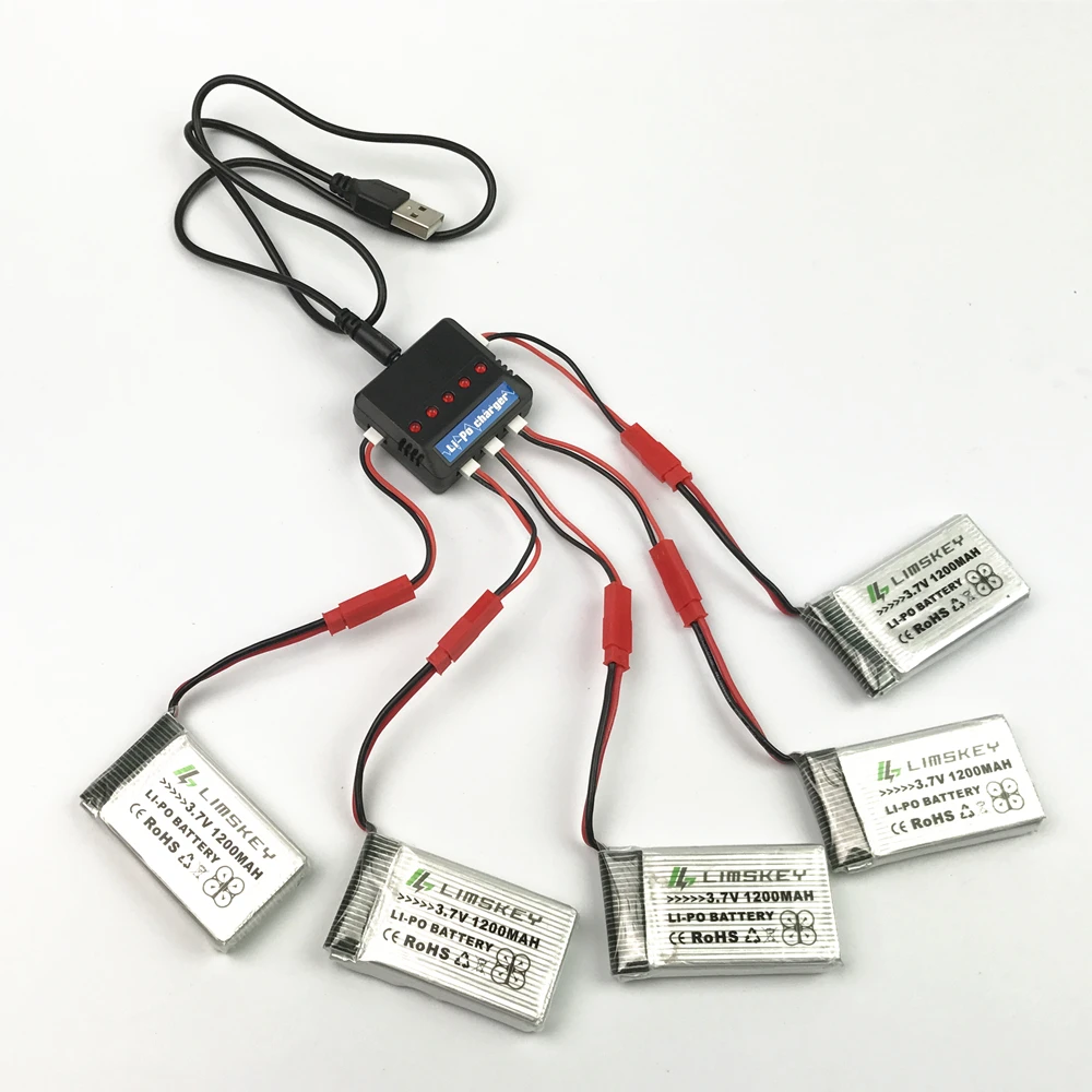 5 в 1 3,7 v Lipo зарядное устройство USB для E010 H31 Hubsan X4 Syma X5SW X5C X5HW X5UW/UDI RC Quadcopter W/RC Светодиодный