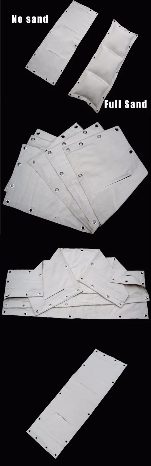 Billige Heavy Duty Bruce lee Wing Chun Mann 3 Abschnitte Boxsack Kung Fu Kampfkunst Boxen Kick Wand Tasche sand Tasche