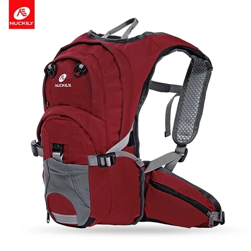 NUCKILY спортивные сумки 20 л Многофункциональный велосипедный рюкзак водостойкая сумка и не царапающийся Материал Дорожный велосипедный рюкзак PM09 - Цвет: Red