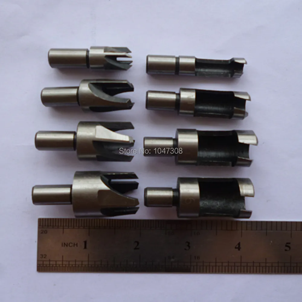 Carpentry Wood Plug Cutter Tool Drill Bit Straight  Tapered