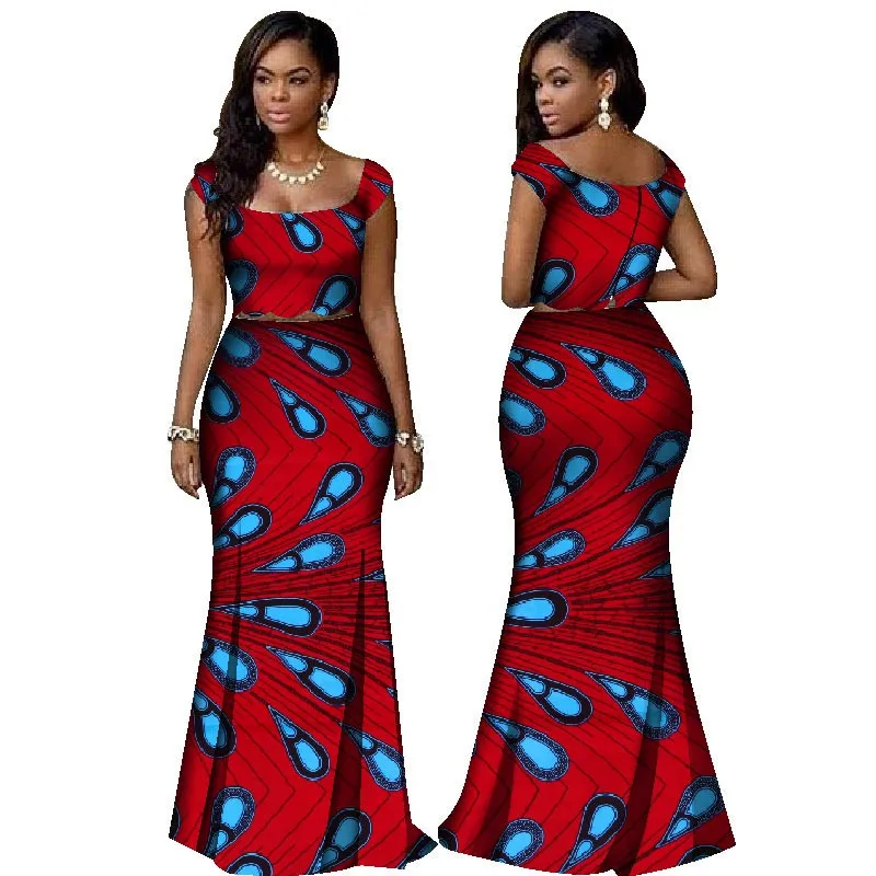 African-Print-Two-Piece-Set-Dashiki-African-Clothes-for-Women-Bazin-Square-Collar-Sleeveless-Crop-Skirt(17)