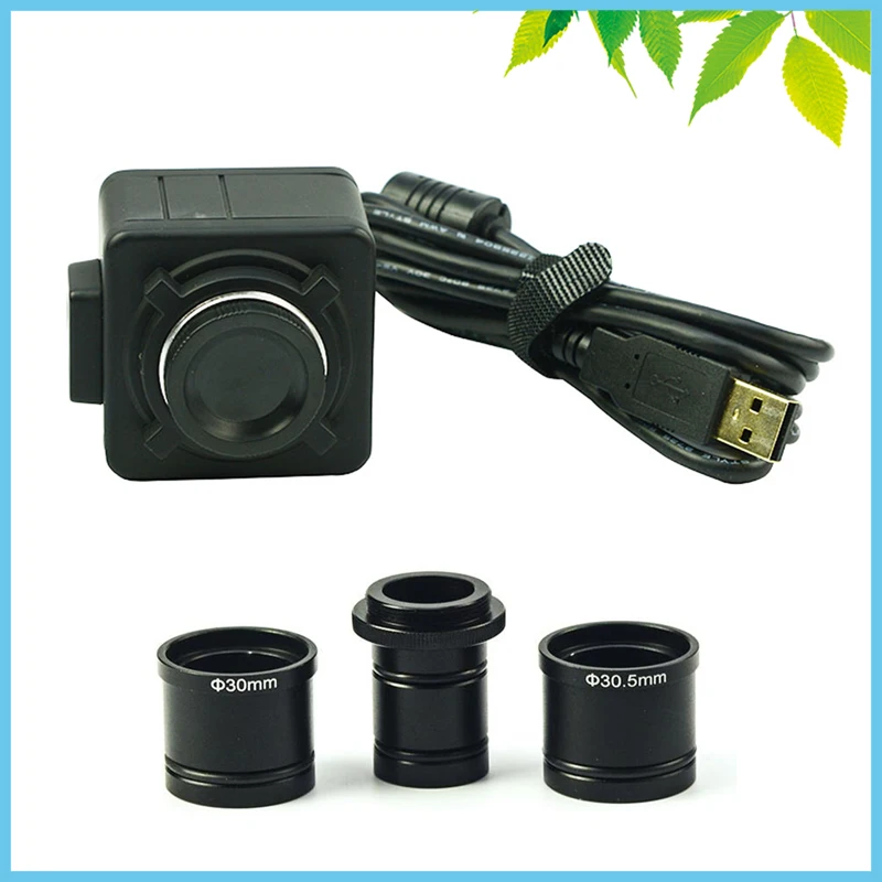 

Stereo Biological Microscope Electronic Eyepiece 5MP USB Video CMOS Camera Industrial Eyepiece Camera with C-Mount Adapter