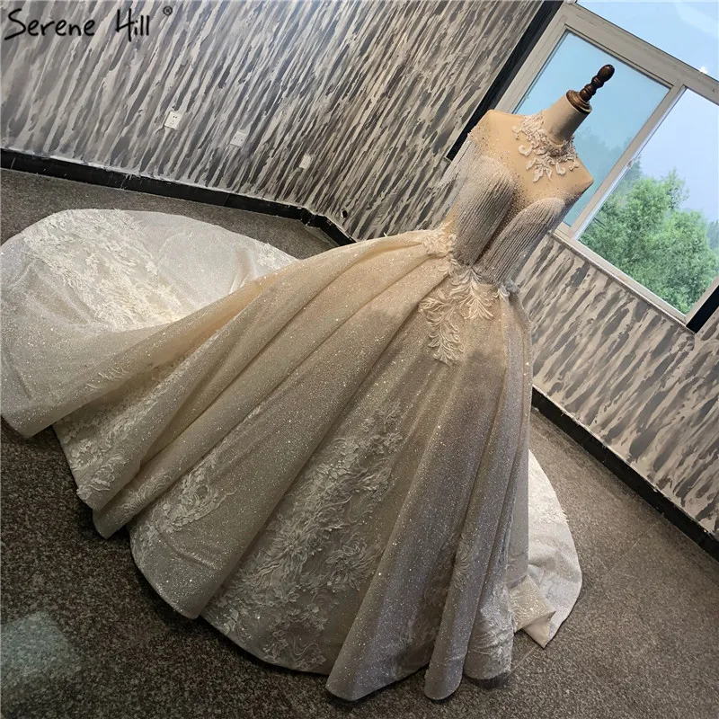 Новейшее роскошное модное свадебное платье с кристаллами и кисточками, без рукавов, сексуальное кружевное свадебное платье, настоящая фотография HA2179