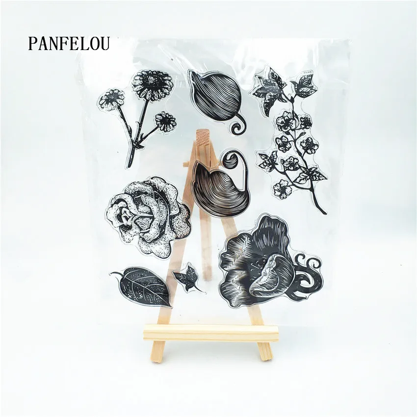 PANFELOU клумбы прозрачный силиконовый штамп/печать DIY Скрапбукинг/фотоальбом