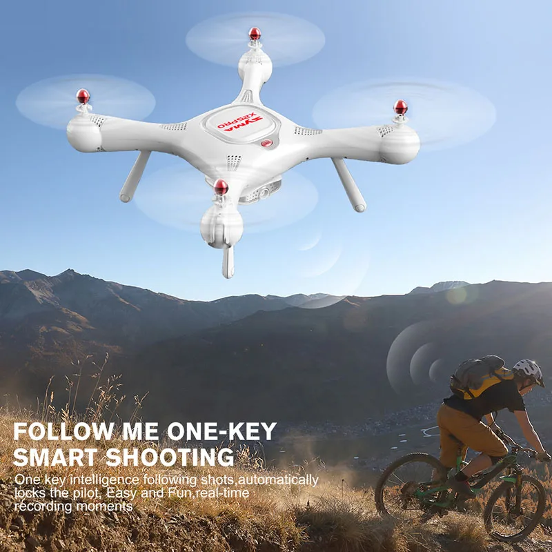 SYMA X25PRO Дрон с камерой 720 P FPV wi fi квадрокоптер gps удержание высоты 4CH дистанционное
