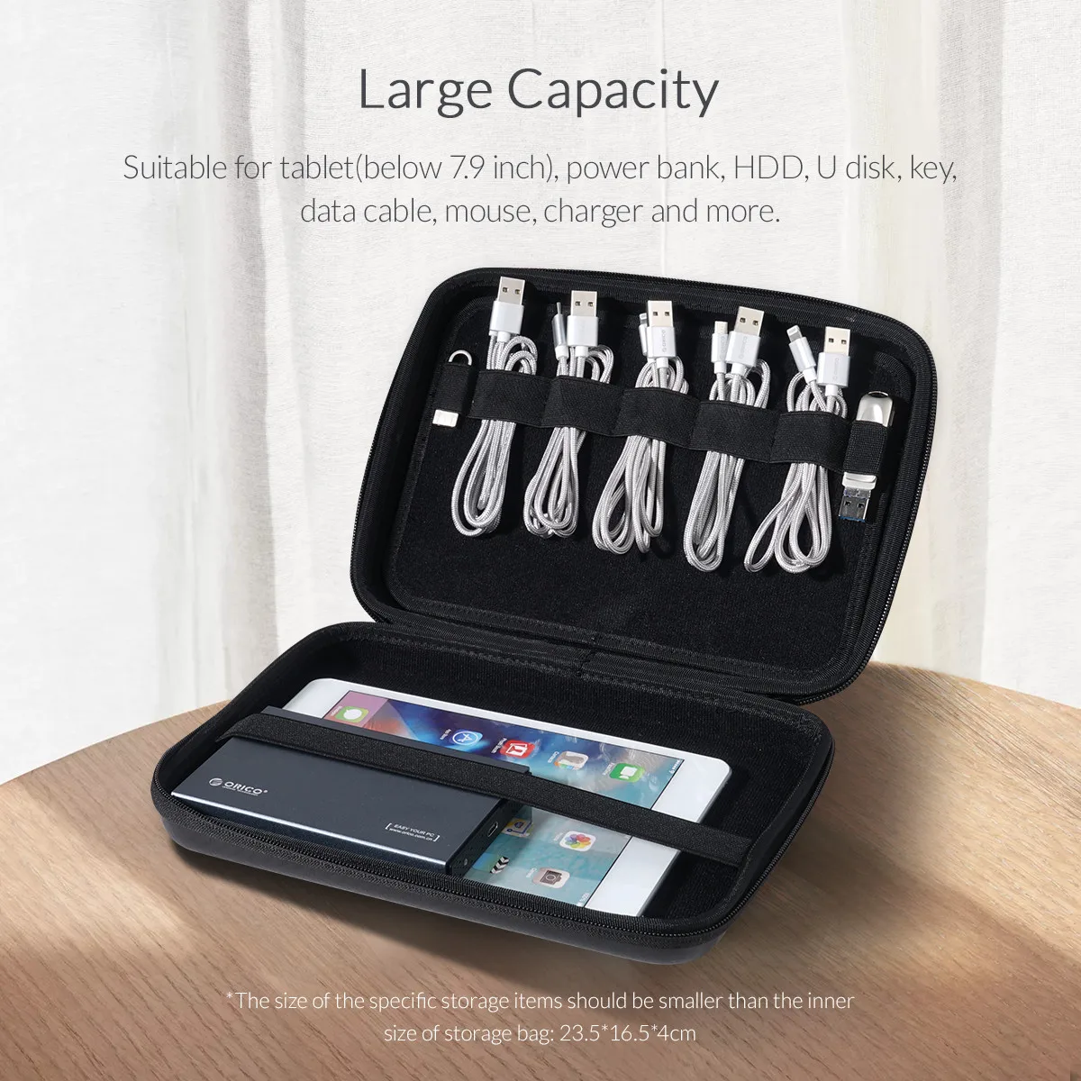 stylish laptop bags ORICO Tablet Portable Storage Bag Shockproof Pouch Travel bag For iPad kindle Hard Drive HDD Earphone Power bank U disk Mouse 17 inch laptop sleeve