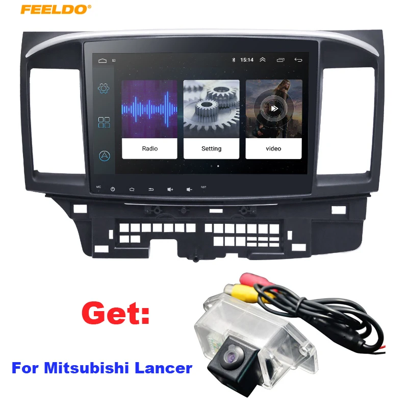 

FEELDO 10.2 inch Android 6.0 10.2"Quad Core Car Media Player With GPS Navi Radio For Mitsubishi Lancer EX(2007-present #5269