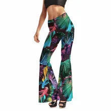 New Arrival 0017 Sexy Girl Fishy goldfish 3D Prints Spandex Elastic Fitness Dance Bell bottoms Women leggings Pants Plus size
