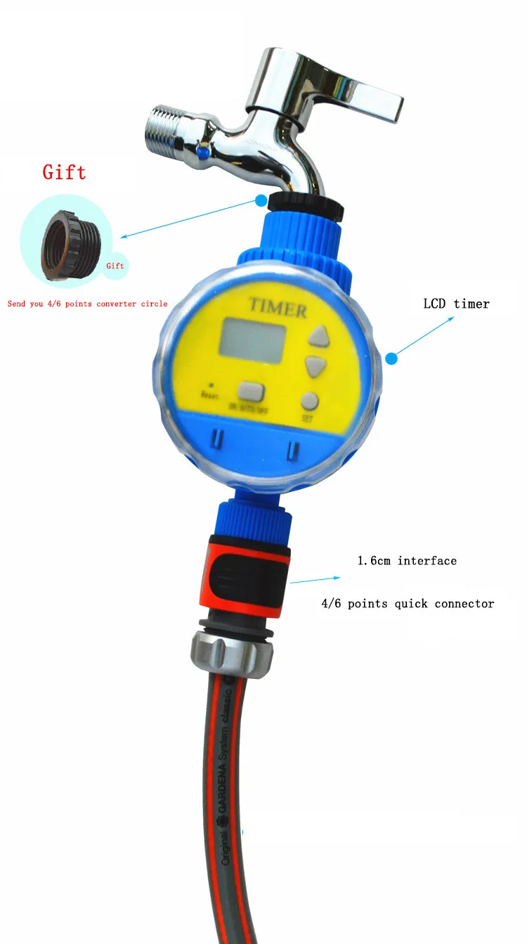 Таймер полива сада автоматический электронный таймер для воды Сад домашний таймер полива контроллер системы орошения