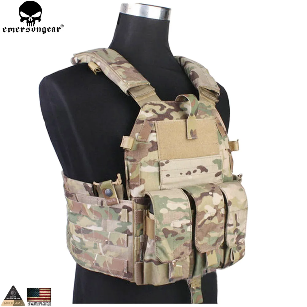 EMERSONGEAR Тактический модульный жилет с страйкбольным корпусом 094K M4 Mag Pouch Combat CS