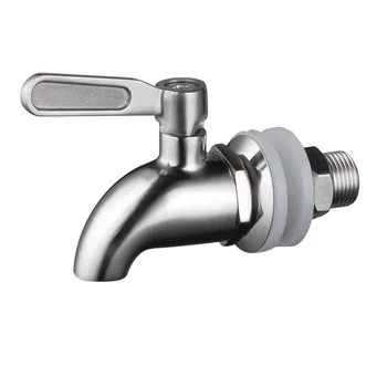 

Stainless Steel Faucet Wine Coffee Barrel Beer Beverage Dispenser Faucet Valve Faucet 304 Stainless Steel Kitchen Bath Nozzle