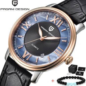 

PAGANI DESIGN Fashion Casual Quartz Watch Women Elegance Business Leather Strap Watches Waterproof Wristwatches Relogio Feminino