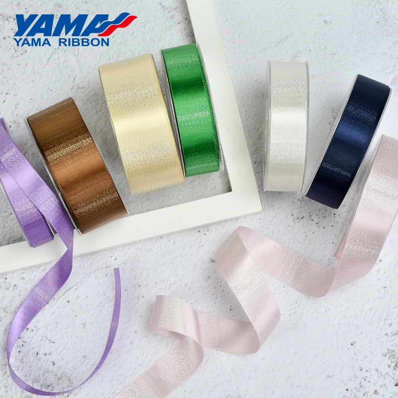 

YAMA Ombre Silver Purl Ribbon 9mm 16mm 25mm 38mm 100yard/roll 3/8" 5/8/' 1" 1.5" inch Fashion Ribbons Gifts Crafts Wedding Dress